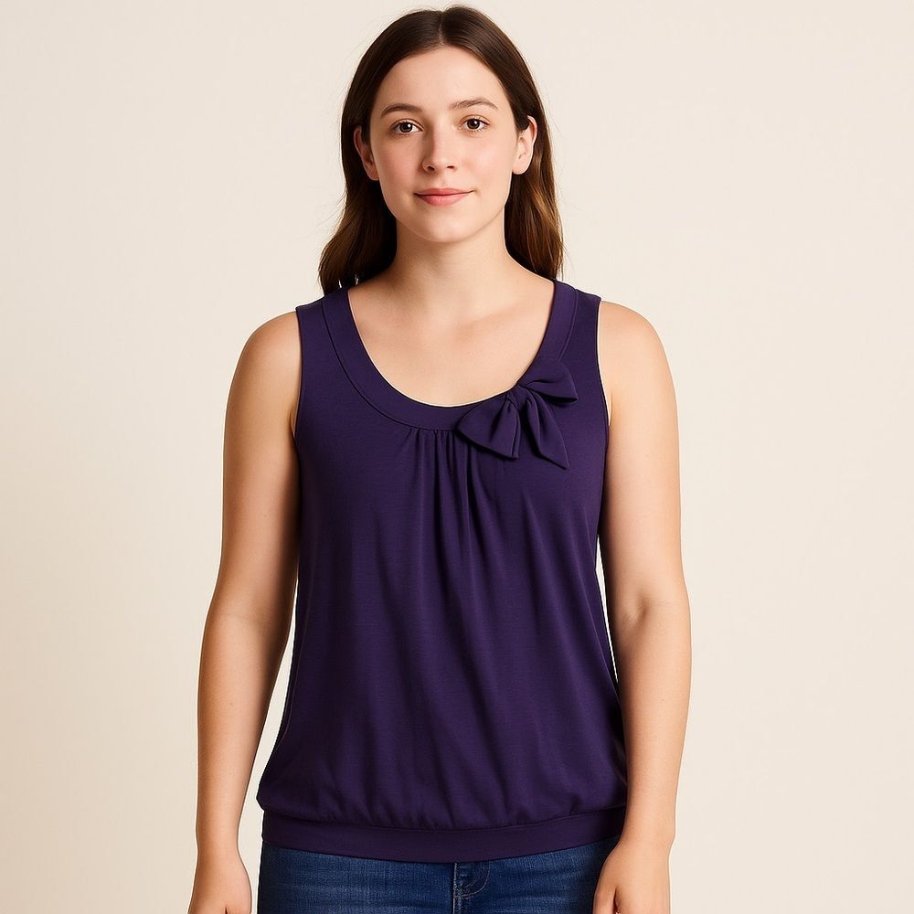 LOFT Tank Top Blue Purple X-Small